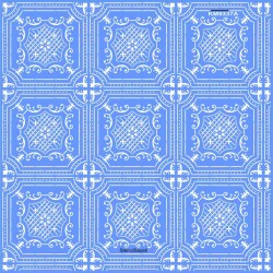 Geometrik Duvar Deseni - Stencil Boyama Şablonu - StencilSepeti