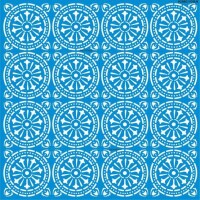Geometrik Duvar Deseni - Stencil Boyama Şablonu - StencilSepeti