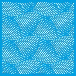 Geometrik Duvar Deseni - Stencil Şablon - StencilSepeti