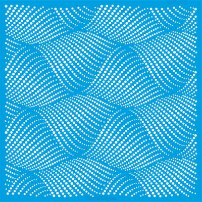 Geometrik Duvar Deseni - Stencil Şablon - 1