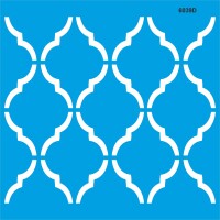 Geometrik Fas Deseni - Stencil Şablon - StencilSepeti