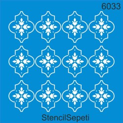 Geometrik Fas Deseni - Stencil Şablon - StencilSepeti