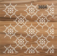 Geometrik Desen - Stencil Boyama Şablonu - 2
