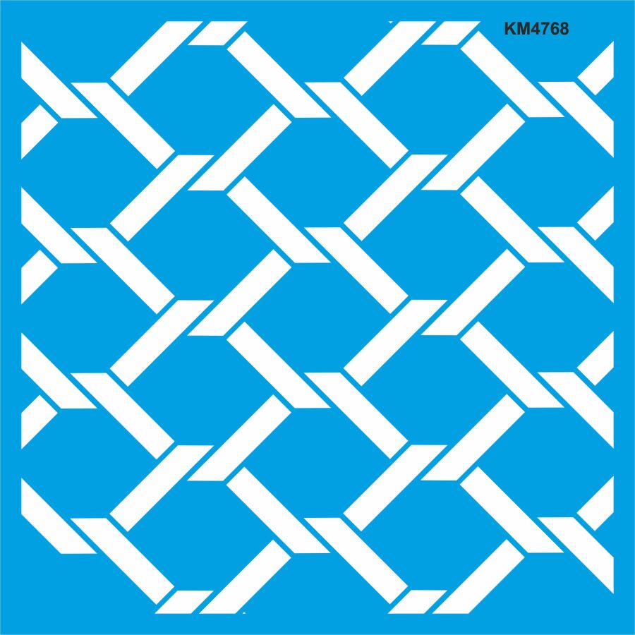 Geometrik - Stencil Boyama Şablonu - 1