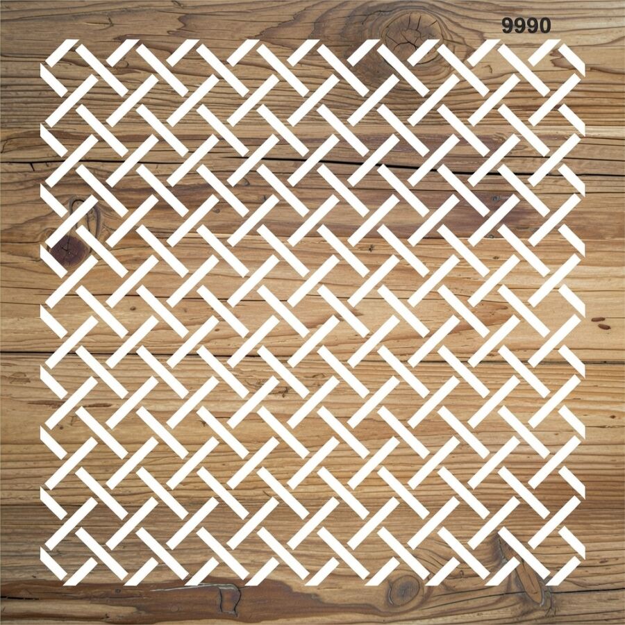 Geometrik Desen - Stencil Boyama Şablonu - 2