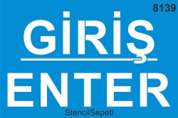 Giris - Enter - StencilSepeti