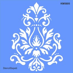Göbek Deseni - Stencil Boyama Şablonu - StencilSepeti