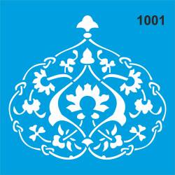 Göbek Deseni - Stencil Boyama Şablonu - 1