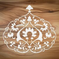 Göbek Deseni - Stencil Boyama Şablonu - 2
