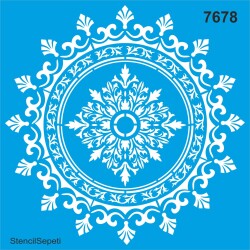 Göbek Deseni - Stencil Şablon - StencilSepeti