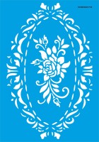 Göbek Deseni - Stencil Boyama Şablonu - 1