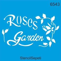 Gül Bahçesi - StencilSepeti