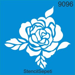 Gül Deseni - Stencil Şablon - StencilSepeti