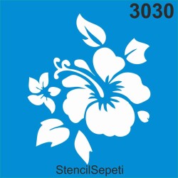 Gül Deseni - Stencil Şablon - StencilSepeti