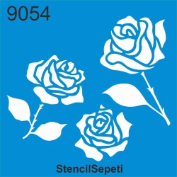 Gül Desenleri - StencilSepeti
