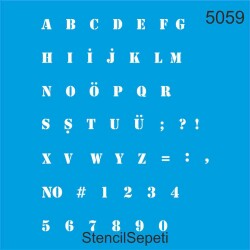 Küçük Harfler - StencilSepeti