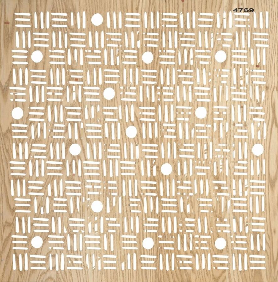 Hasır Deseni - Stencil Boyama Şablonu - 2