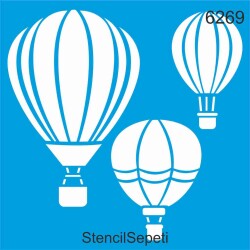 Hava Balonu - StencilSepeti