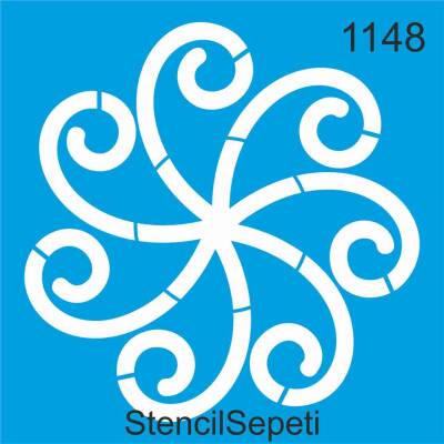 Hint Deseni - Stencil Şablon - 1