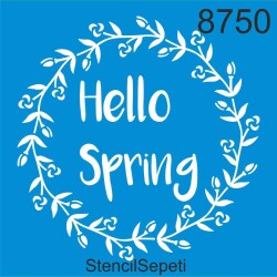 Hoşgeldin Bahar - StencilSepeti