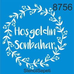 Hoşgeldin Sonbahar - StencilSepeti