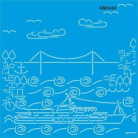 İstanbul - Stencil Boyama Şablonu - 1