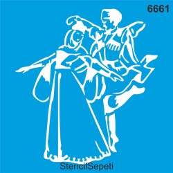Kafkas Çift - StencilSepeti