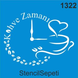 Kahve Zamanı - StencilSepeti