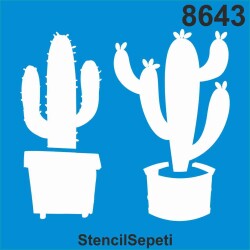 Kaktüs - StencilSepeti