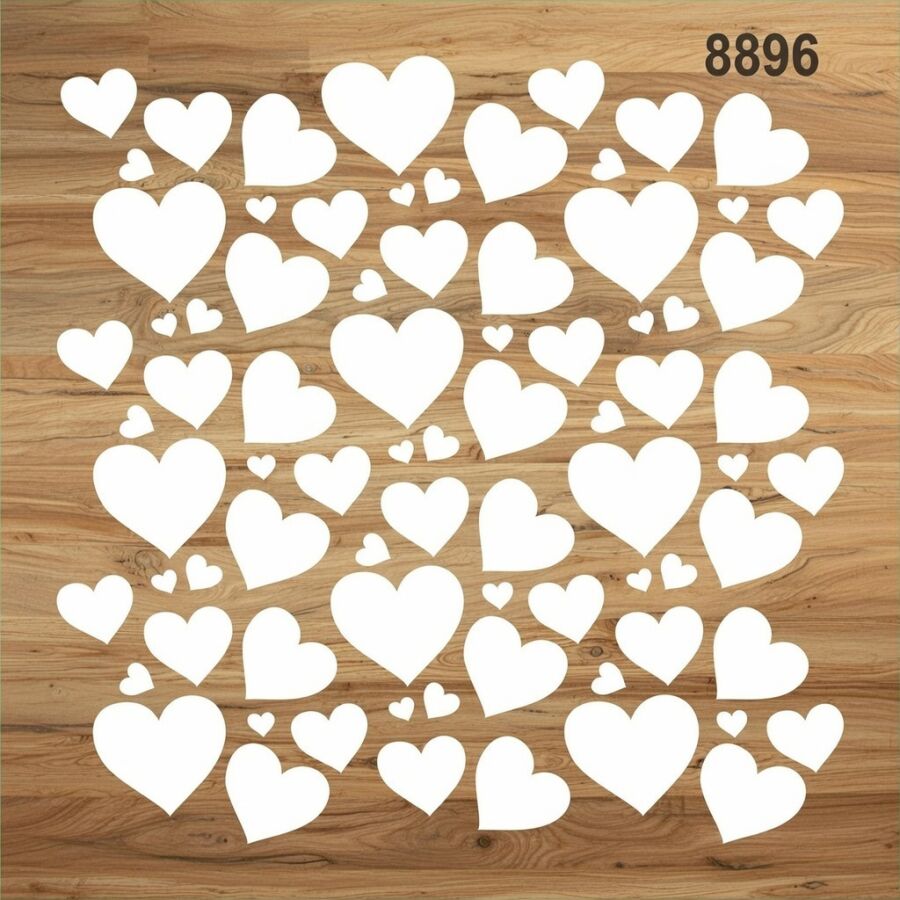 Kalpler - Stencil Boyama Şablonu - 2