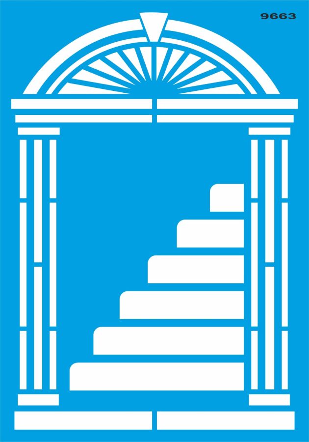 Kapı - Stencil Boyama Şablonu - 1