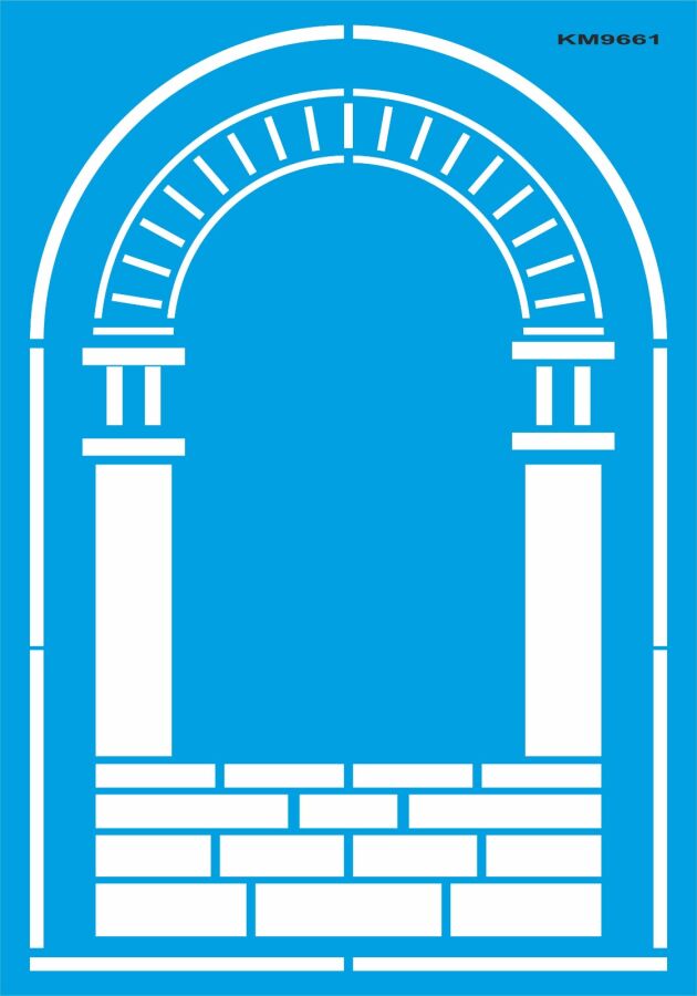 Kapı - Stencil Boyama Şablonu - 1