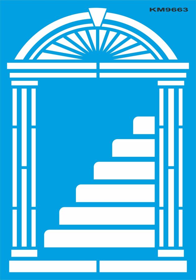 Kapı - Stencil Boyama Şablonu - 1