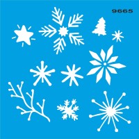 Kartaneleri - Stencil Boyama Şablonu - 1