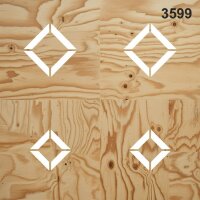 Kareler - Stencil Boyama Şablonu - 3