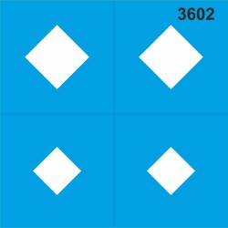 Kareler - Stencil Şablonu - 1