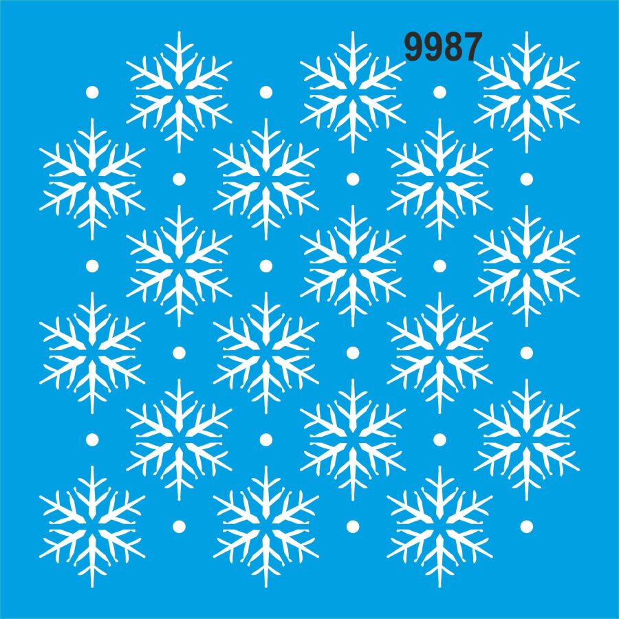 Kartaneleri -Stencil Boyama Şablonu - 1