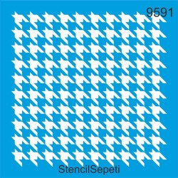 Kaz Ayağı - StencilSepeti