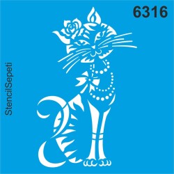Kedi - StencilSepeti
