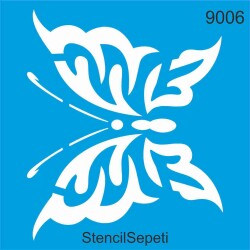 Kelebek Deseni - StencilSepeti