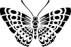 Kelebek Deseni - StencilSepeti