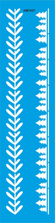 Kenar Deseni - Stencil Boyama Şablonu - 1