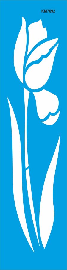 Kenar Deseni - Stencil Boyama Şablonu - 1