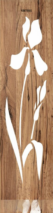 Kenar Deseni - Stencil Boyama Şablonu - 2