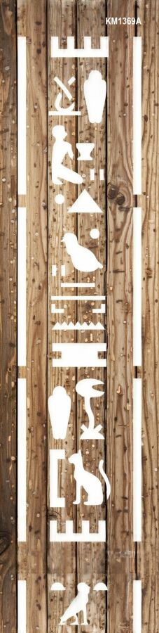 Kenar Deseni - Stencil Boyama Şablonu - 2