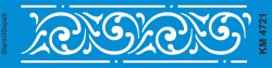 Kenar Deseni - Stencil Boyama Şablonu - StencilSepeti