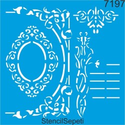 Kenar Deseni - Stencil Şablon - StencilSepeti