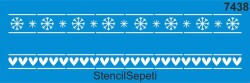 Kenar Deseni - Stencil Şablon - Bordür - StencilSepeti