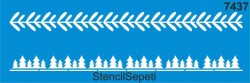 Kenar Deseni - Stencil Şablon - Bordür - StencilSepeti
