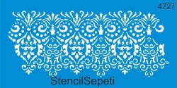 Kenar Deseni - Stencil Şablon - Bordür - StencilSepeti